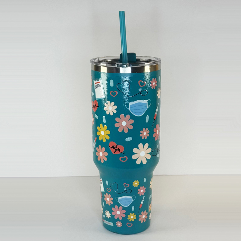 3042 green nurse tumbler 40oz