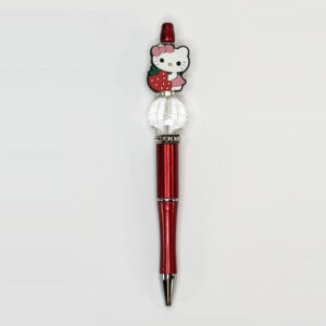 3214-hello-kiitty-strawberry-with-clear-bead-red-pen