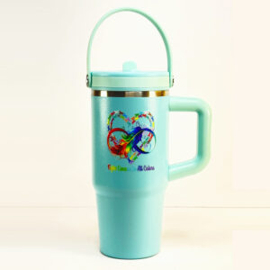 3364 cancer blue with feather 20oz