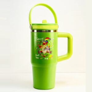 3380 cancer green with message 20oz