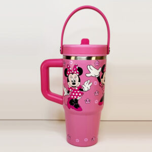 3842 pink minnie mouse 20oz tumbler