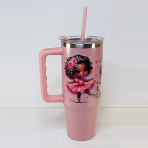 4160 pink ballerina 30oz tumbler side