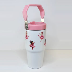 4164 white ballerina 20oz tumbler side