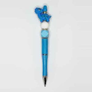 Blue-Green-Silicone-Dinosaur-Bead-Pen