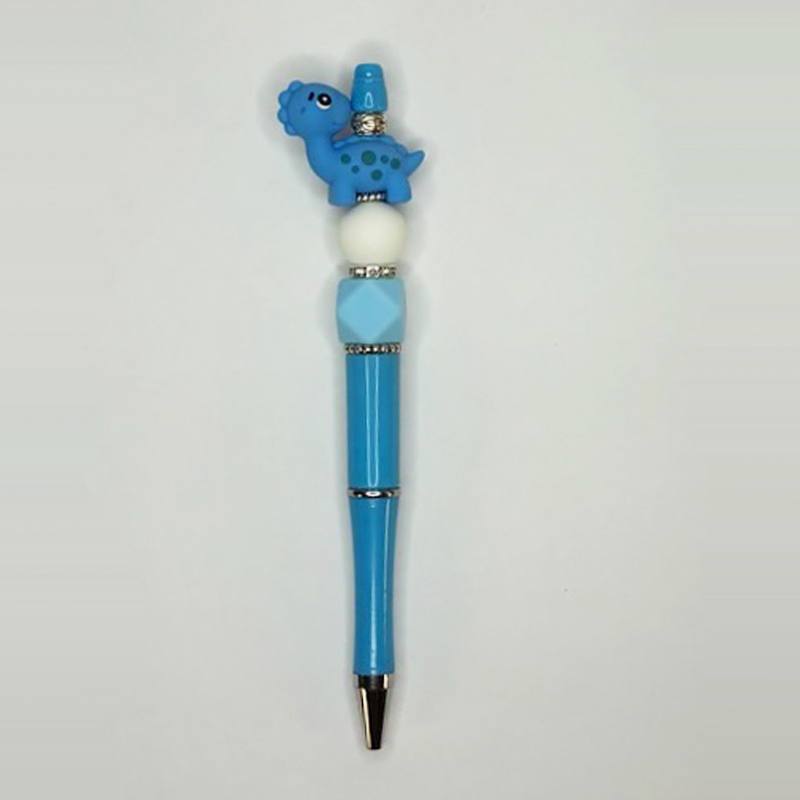 Blue and Green Dinosaur Character Pen