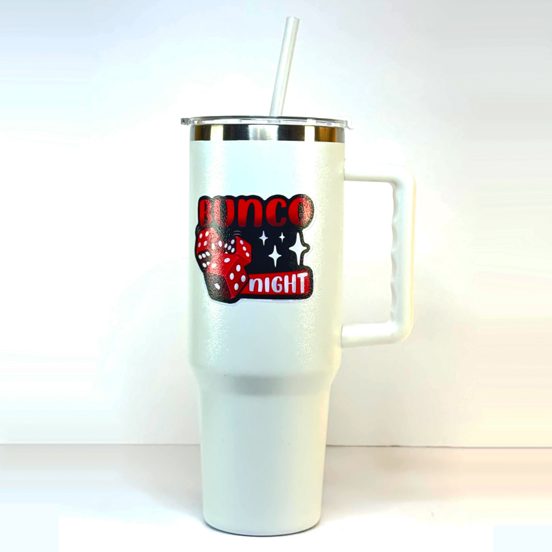 bunco night white 40oz