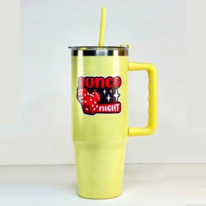 bunco night yellow 30oz