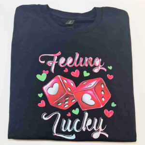 4070-Feeling-Lucky-tee shirt
